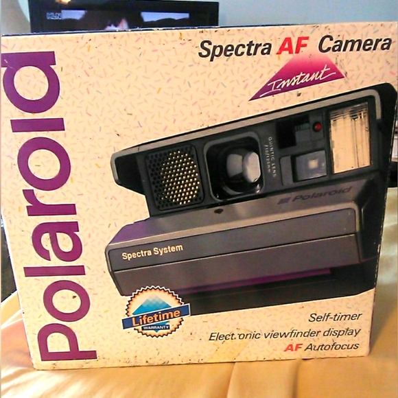 VINTAGE BNIB INSTANT POLAROID CAMERA SPECTRA AF AUTO FOCUS ( LIFETIME WARRANTY) - Picture 1 of 7